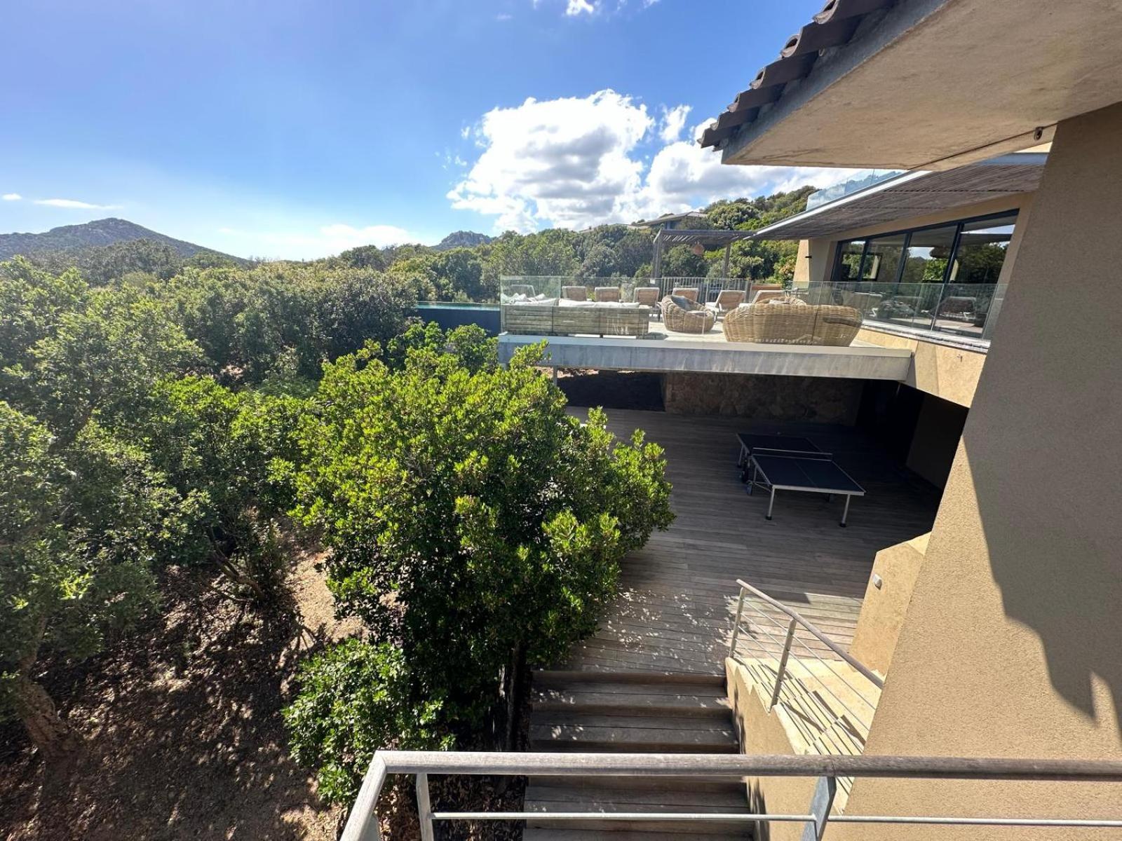 Villa De Luxe Surplombant La Mer, Piscine Suspendue Pianottoli-Caldarello  Luaran gambar